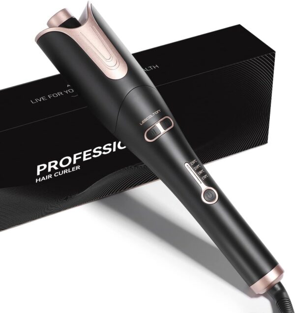 Lescolton Automatic Curling Iron, Curling Iron Large Curls, Innovative Automatic Curling for All Ages