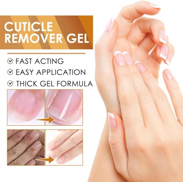 Azonee Cuticle Remover Cream, Professional Nail Care - Image 3