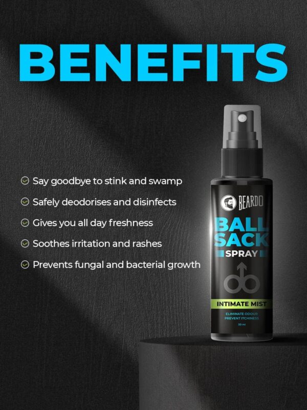 Beardo Ball Sack Spray For Men, 50ml - Image 4