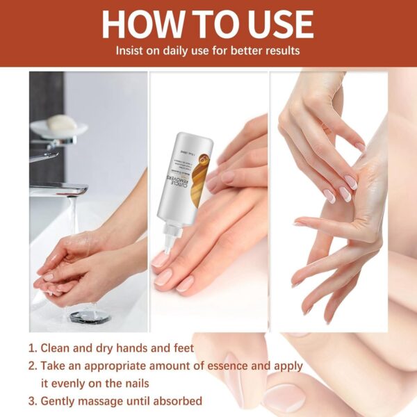 Azonee Cuticle Remover Cream, Professional Nail Care - Image 5