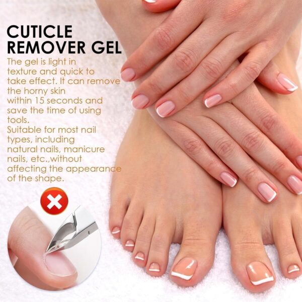 Azonee Cuticle Remover Cream, Professional Nail Care - Image 4