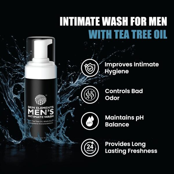 Skin Elements Men's Intimate Wash With Tea Tree Oil - Image 6